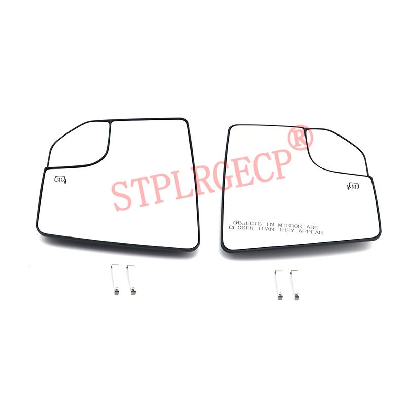 Stplrgecp Passenger Driver Side Left or Right Door Side Heated Wing Mirror Glass Lens for Ford F150 F-150 XL XLT 2015-2020