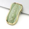 Gold Edge Keyless Protector for Geely Tugella Azkarra FY11 Atlas Pro New Emgrand GS X6 SUV EC7 TPU Car Remote Key Cover Case Shell Fob