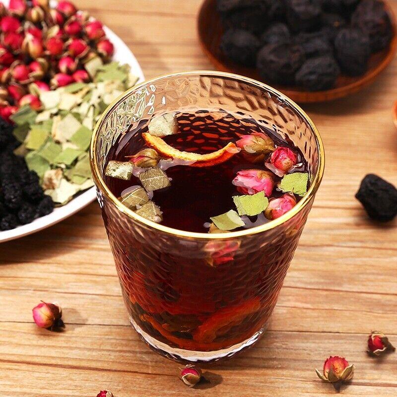 Ebony, Mulberry, Hawthorn, Tangerine Peel, Lotus Leaf Tea, Fruit Tea, Health Tea