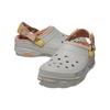 Crocs Classic Terry Cloth Clogs Unisex Footwear Gray 207936-1LM