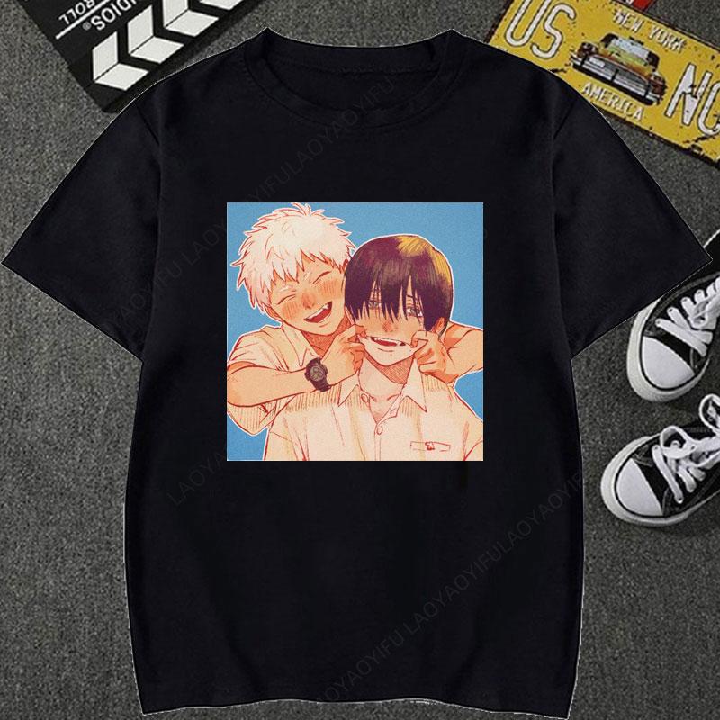 

The Summer Hikaru Died Graphic T Shirts Tome Hikaru & Yoshiki Anime Shirt Cheap Material Polyester Crewneck Casual Youth Men s 5XL різнокольоровий