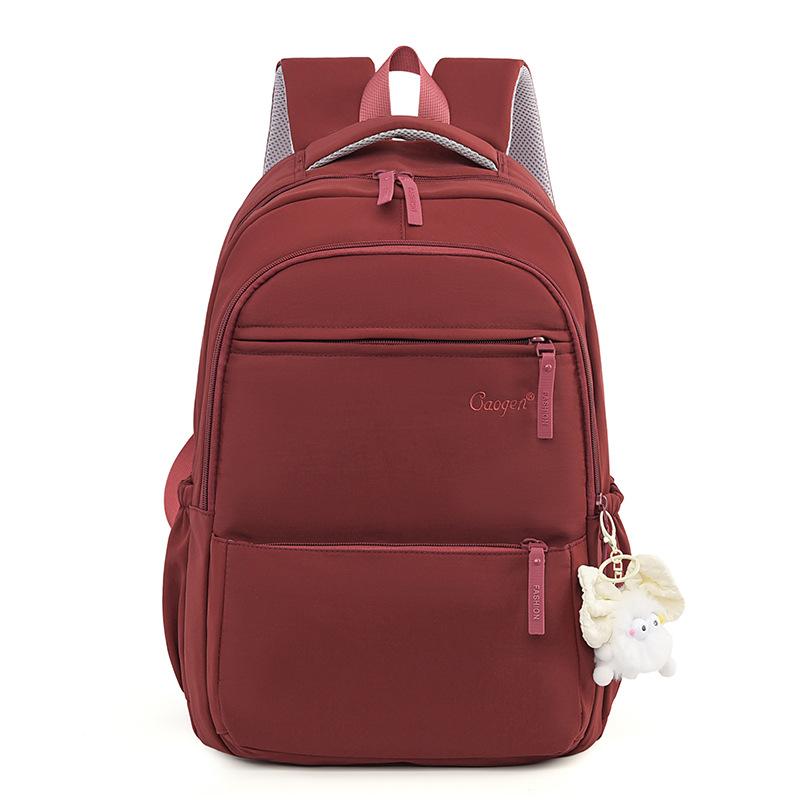 Schoolbag New Large Capacity Backpack College Student School Bag Women's Travel Lightweight Backpacking Travel Commuter Laptop Bag