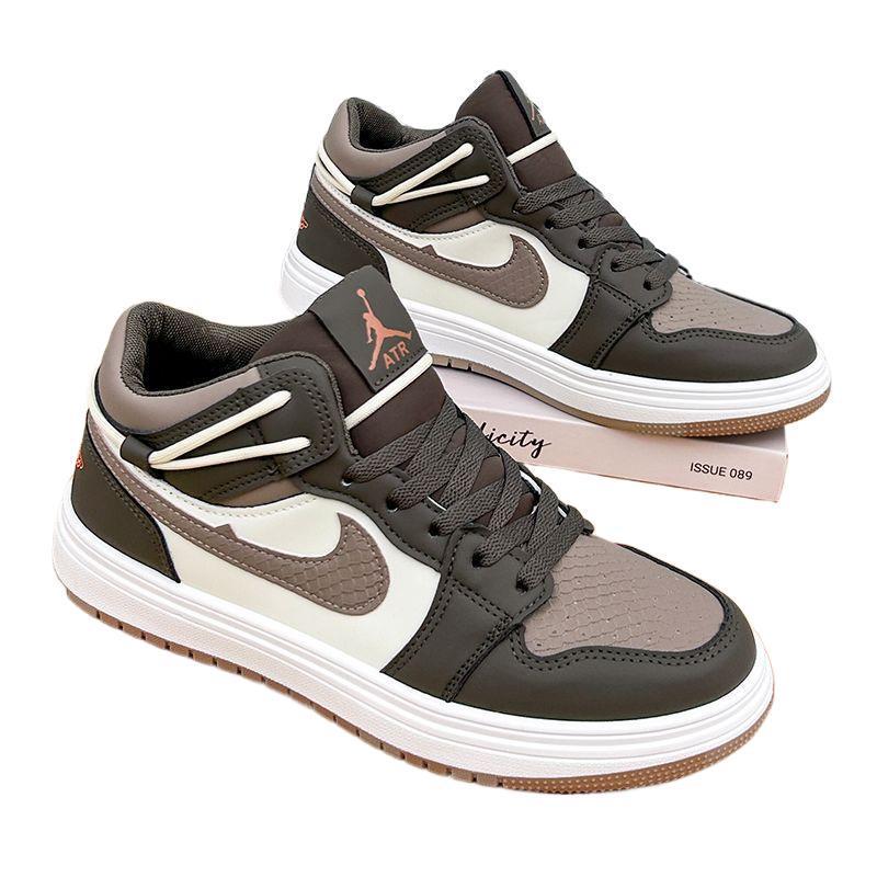 AJ Damen Air Force 1 High-Top Schwarz Weiß Panda Shadow Grey Sneaker