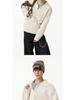 Unisex Faux Two-Piece V-Neck Knit Sweater - Loose, Lazy Style Wool Base Layer for Autumn/Winter.