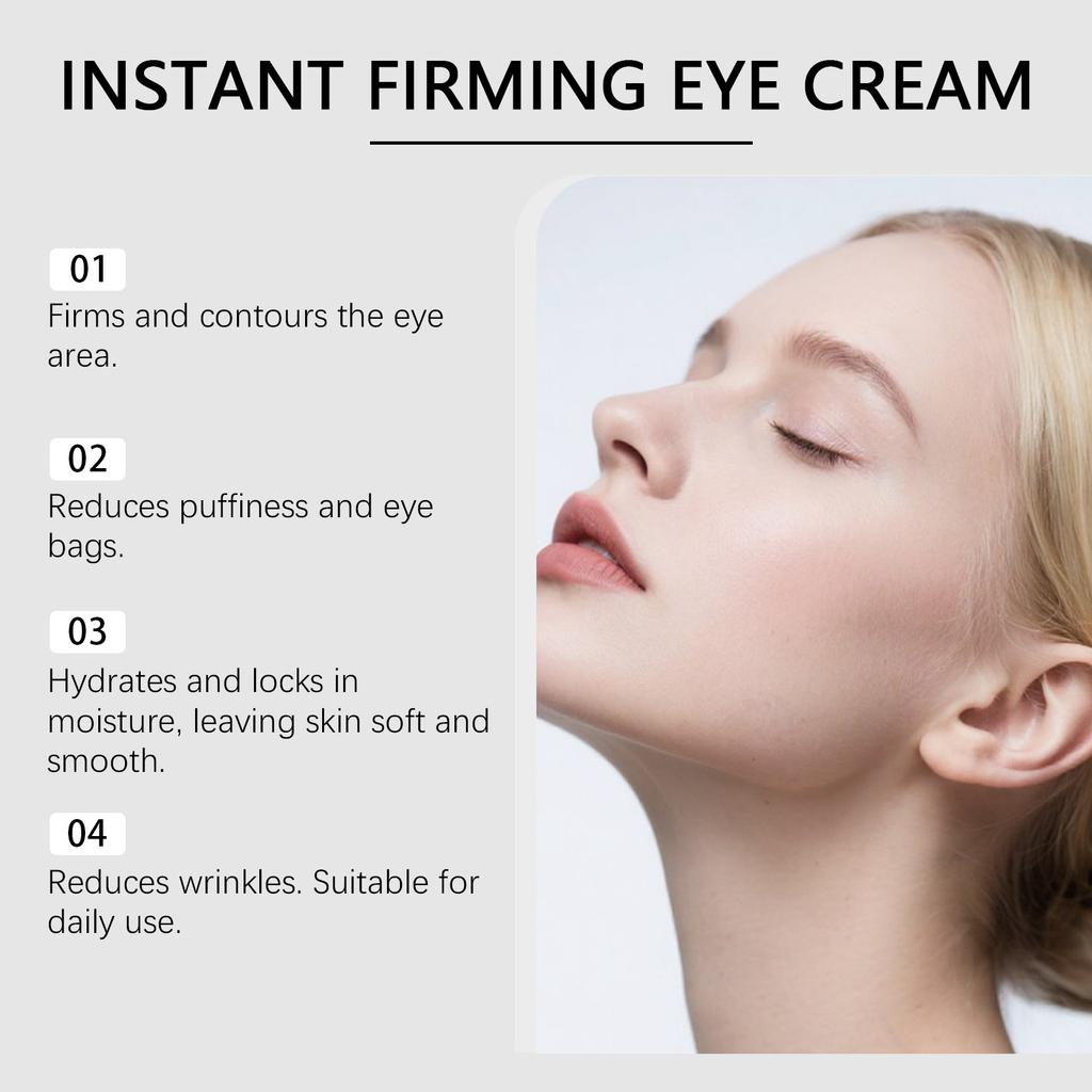 Gentle Nourishing Eye Cream Daily Hydration Lightweight Moisturizer for Delicate Eye Area Massage & Care