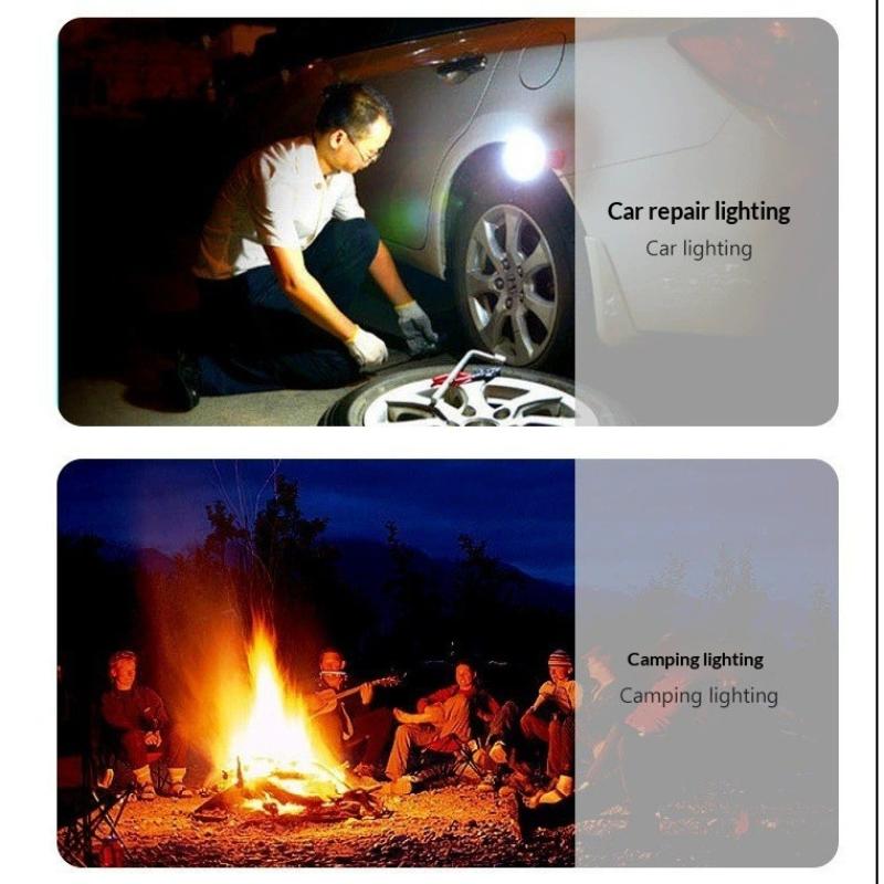 COB LED Work Light with USB & Magnet  Rechargeable Under Hood Light for Car Repair, Emergency Lighting, Portable Workshop Lamp