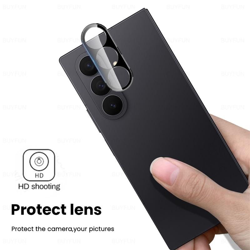 1-2Pcs 2026 Upgraded 9H Curved Camera Protector for Samsung Z Fold 8 Ultra 7 6 5 3D Arc Tempered Glass Lens Full Coverage Cap