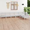 Day and Night - Day and Night Garden Furniture Set 7 Pieces Solid White Pine Wood