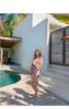 Cross-Border Conservative Couples' One-Piece Swimsuit: Slimming, Tummy-Covering Beachwear with Long Sleeves for Men & Women.