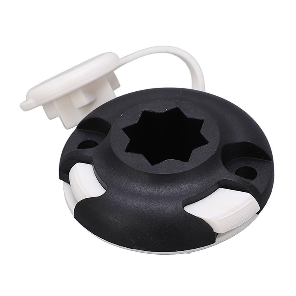 Kayak Track Mounting Base Round 8 Angle PC Material Easy Carry Wear Resistance Kayaking Accessories