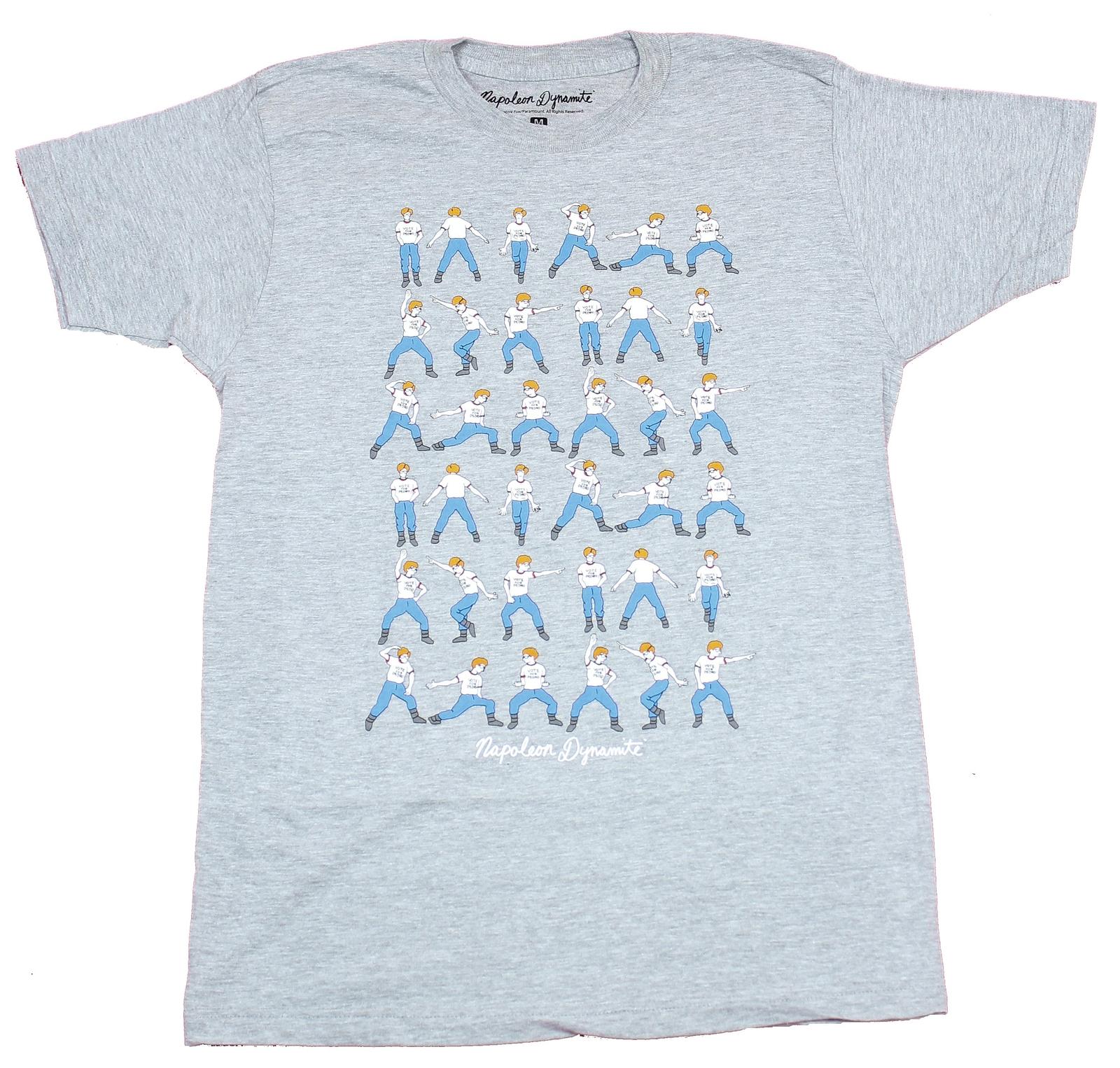 Napoleon Dynamite Mens T-Shirt - Making the Classic Dance Steps Image XXXL