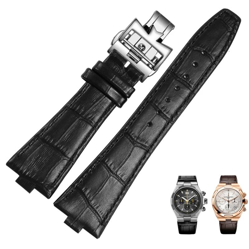 25*8 мм натуральная кожа мужской ремешок для часов Vacheron Constantin OVERSEAS Series — фото 24