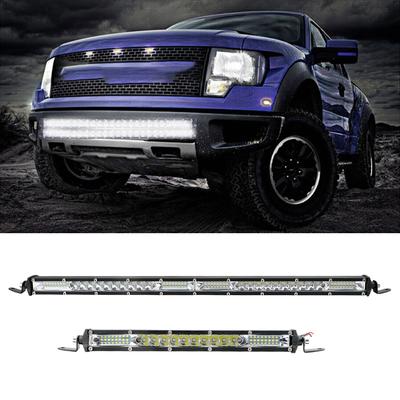 10 20 polegadas 10-30V LED Luz de trabalho estilo carro Offroad Lâmpada de trabalho para Jeep ATV Caminhões Trator Barra de luz de carro Luz de direção de inundação