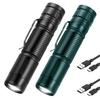 KDULIT Powerful LED Flashlight USB Rechargeable Built-in Battery Light  Waterproof Emergency Light Aluminum Alloy Tactical Torch