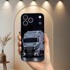 Cool Heavy Truck Art For iPhone 13,16,11,14,17,12,15,Plus,Pro Max,XS,X,XR,SE,Mini,8,7,Phone Case Soft Silicone Black