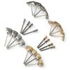 24pcs Stainless Steel/Brass Wire Wheel Polishing Brushes for Grinder Drill Rotary Tool