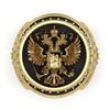-selling Retro Gold Eagle Diamond Ring, a Creative and Fashionable Men's Ring with a European and American Style