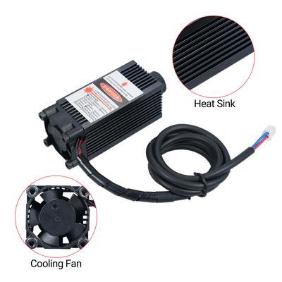 Laser Engraving Modul Interface Focusable Engraving 450nm 500mw Module Head 12V Blue Violet