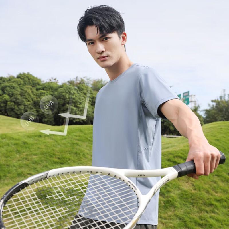 WEZHO Unisex UPF50+ Short Sleeve Sun Protection T-Shirt