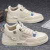 Autumn mid-top board shoes, youth matching jeans, casual trendy shoes are on sale