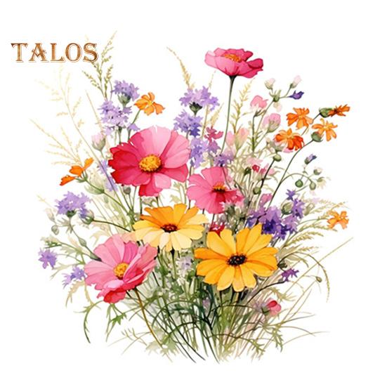 

Красочные цветочные наклейки для унитаза, водонепроницаемые, съемные, самоклеящиеся, ПВХ, настенные рисунки для гостиной, ванной комнаты, цветочные растения, украшение для крышки сиденья унитаза Little Flower