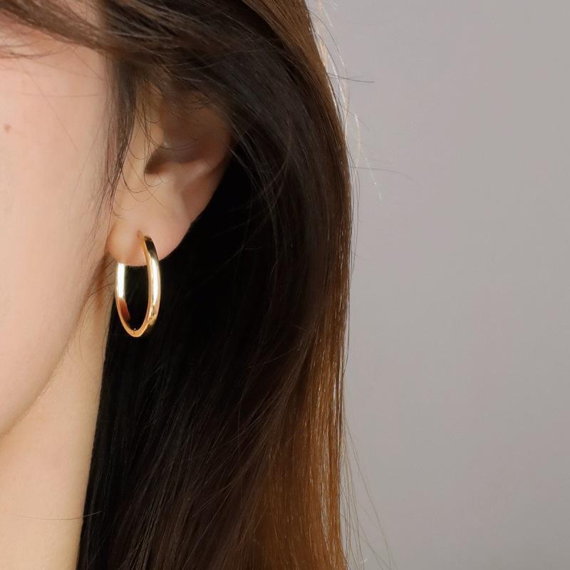 Boucles d'oreilles Vintage en métal épais, créoles exagérées, vague irrégulière, géométrie Concise, bijoux Hip-Hop pour femmes et filles