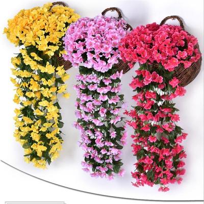 Silk Material Artificial Flowers Flower Rattan Silk Flower Vines Long Vine Roses Fall Decoration