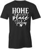 HOME IS NOT A PLACE IT'S A FEELING TShirt Tee Short-Sleeved Cotton S1BSA392