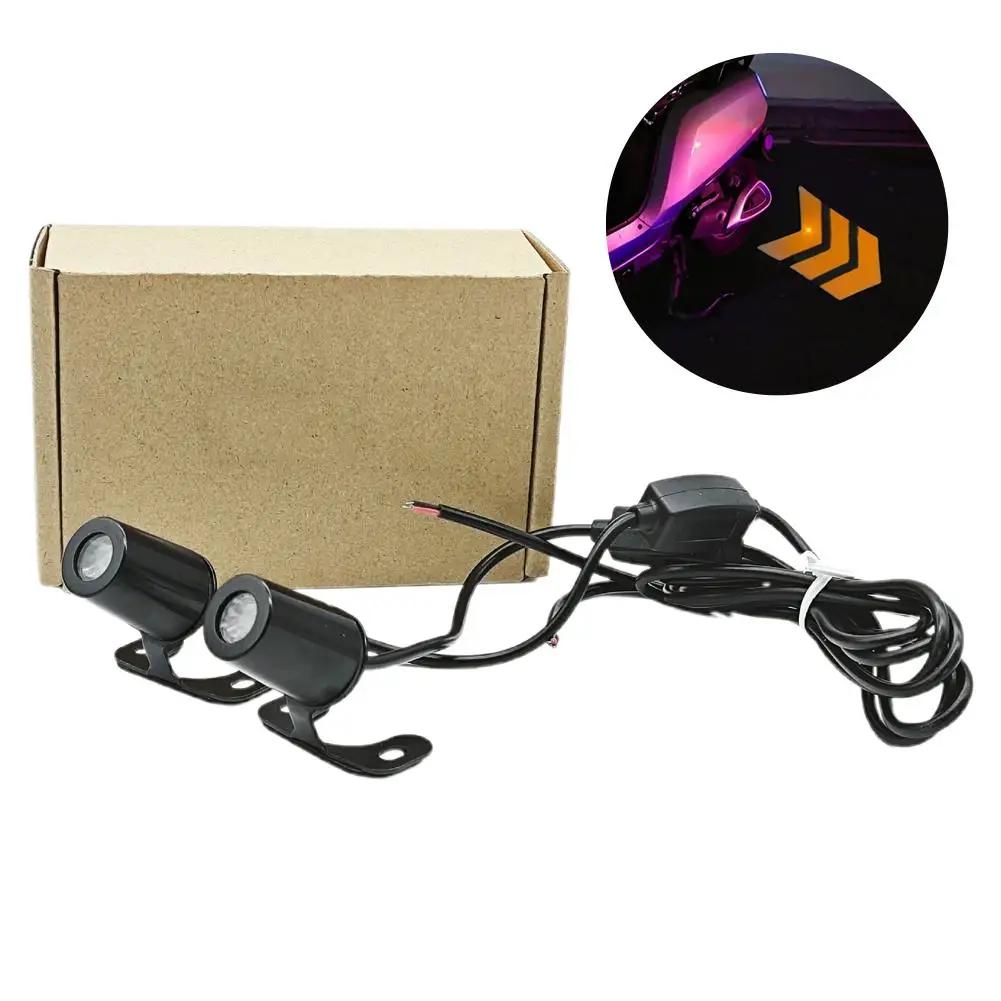 

Motorcycle Projection Turn Signal Ground Light LED Universal Decorative Light Atmosphere Light Modified Motorcycle Warning D3P1