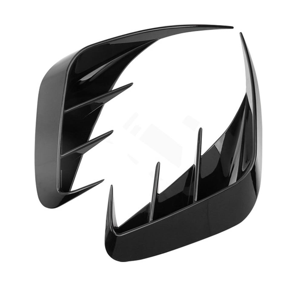 

2 шт., задний бампер, сплиттер, боковой задний ветровой нож, спортивный декор, спойлеры, внешние детали Canard для BMW 3 серии 320li 325li чёрный