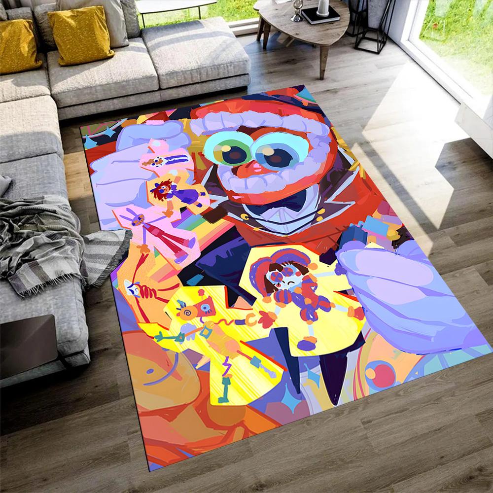Colorful Cartoon Characters Floor Mat Perfect for Bedrooms Outdoor Living Rooms Balcony Antislip Carpet Office Home Decor