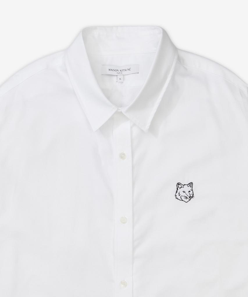 Mejongkicheune Contour Fox Head Skate Shirt - White / Mm00405Wc5012P100
