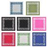 Multiuse Flower Pattern Headscarf for Street Dance Digital Print Head Covering Outdoor Activity Cycling Hiking Headscarf