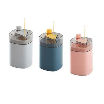 3pcs Household Creative Automatic Pops Up Toothpick Box Dispenser Home Living Room Dining Storage Boxes Holder