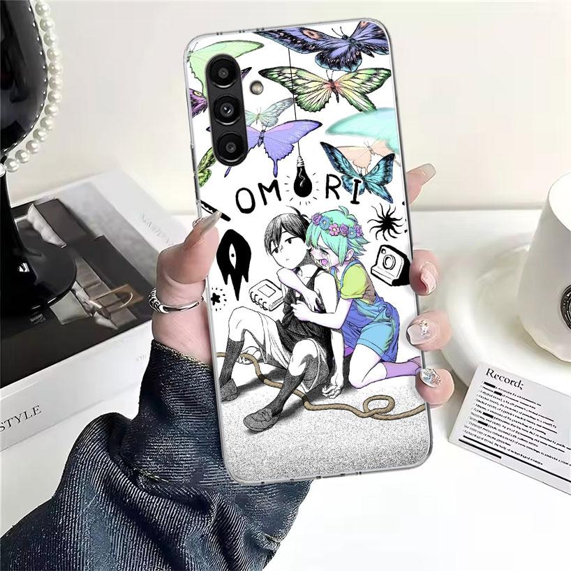 Game O-Omori Cartoon Phone Case For Samsung Galaxy A13 A14 A15 A16 A17 A53 A54 A55 A56 A57 A33 A34 A35 A36 A37 A23 A24 A25 A26 G