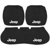 Universal 3-Piece Flannel Car Seat Cushion Set for Mazda, Haval, Changan, and Geely