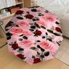 1PC Rose Floral Automatic Open/Close Umbrella with Windproof, 8-Rib Sturdy Canopy, Durable Ribs, Fashionable Design,1282a