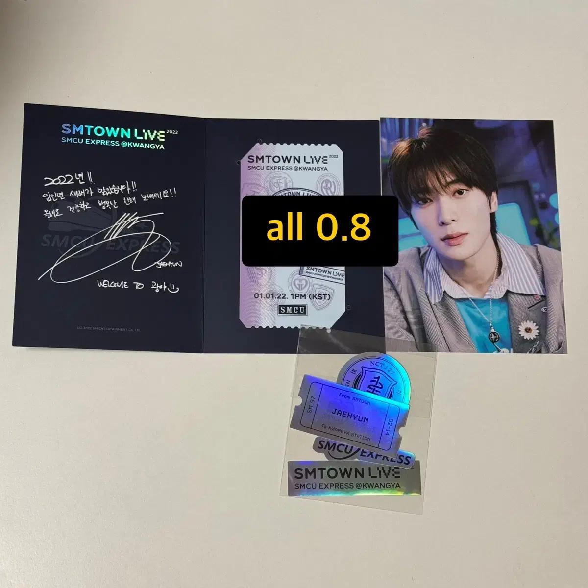 

Reproduction 2022 Smcu Ar Ticket Set Nct 127 Postcard Focus