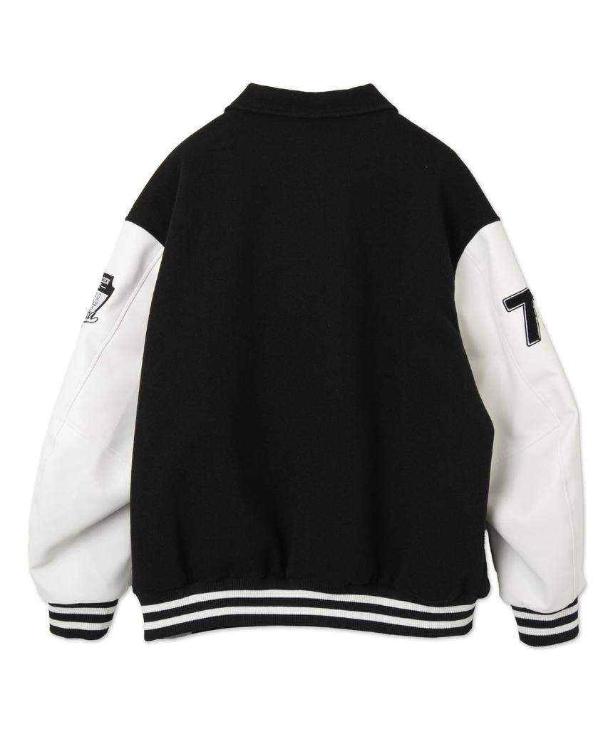 WEGO Unisex Stadium Street Cold Weather Plus Christmas Size Type K Stadium Black Men's Jacket, Large, Outerwear, Casual, Patched, Style, Protection,