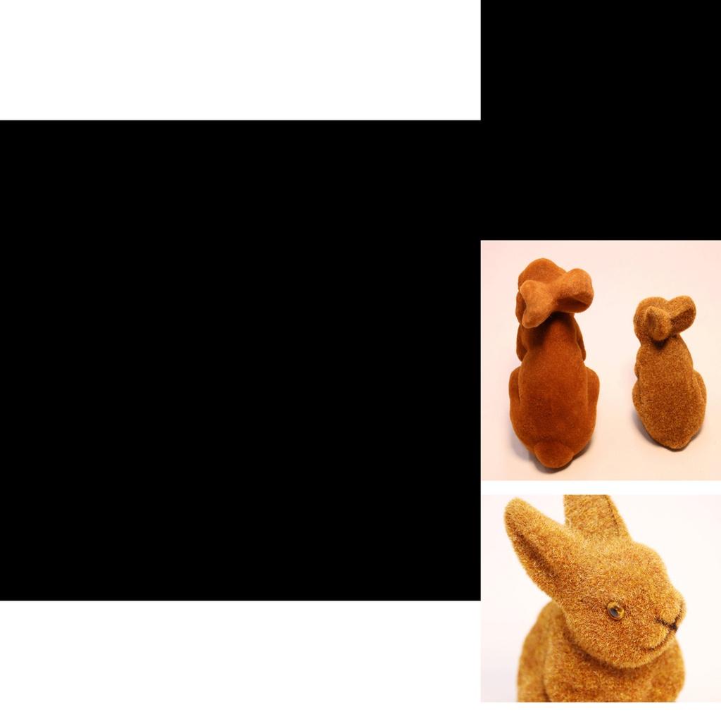 Handcrafted Plush Animal Rabbit Ornament For Easter