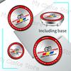 4Pcs/lot 56mm Car Styling Mugen Logo Hubcap Wheel Centre Hub Caps Emblem Sticker For Honda Civic Accord CRV Hrv Jazz Accessories