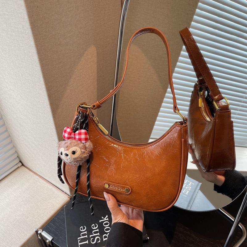 Simple Casual Bag Women's New Trendy High-end Sense Versatile Shoulder Messenger Bag Casual Underarm Women's Bag