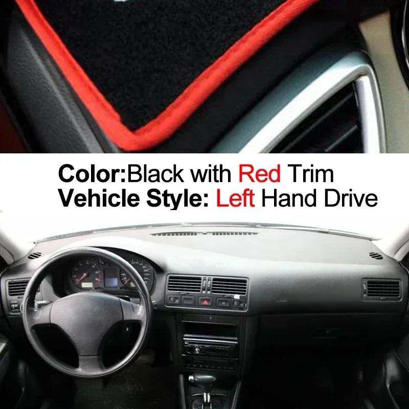 Auto Armaturenbrett Abdeckung Rutschfeste Matte Für VW Jetta A4 MK4 Bora 1998 - 2005 Golf 4 MK4 1997 Auto Armaturenbrett Matte Sonnenschutz Matte Anti-UV Kissen