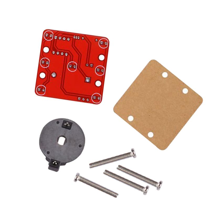 DIY Swinging Vibration LED Dice Making Kit (with Vibration Motor) Fully In Line Device, Perfect for Beginners to Weld