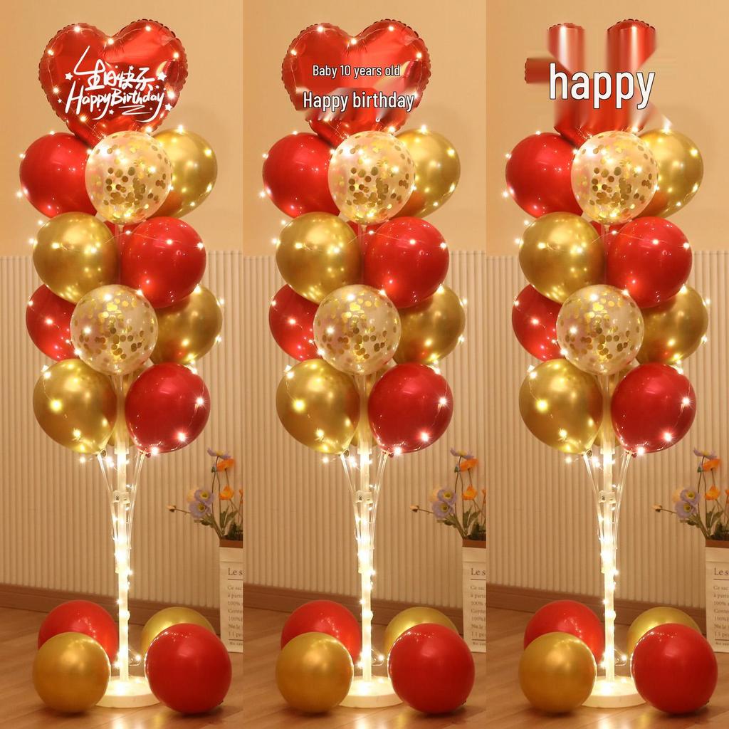 Custom Luminous Balloon Centerpiece for Birthdays and Baby Celebrations