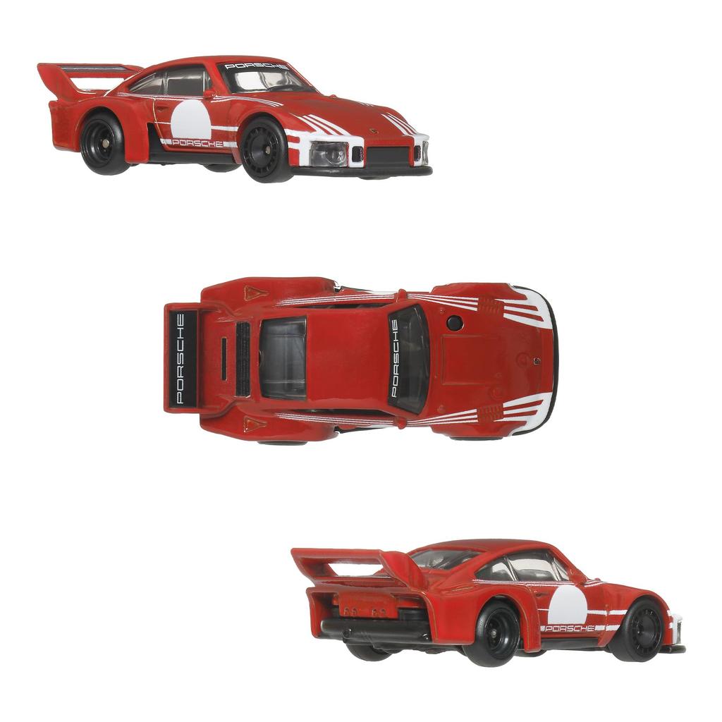 Hot Wheels Premium Porsche 935 2018 Porsche 935 Vehicle Model for Ages 3 and JHW51 2-Pack / Car, Red, Up,