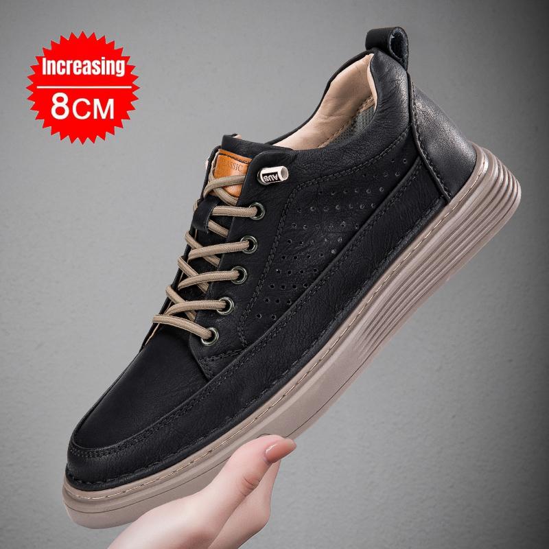 Scarpe Rialzanti Nascoste da 6cm 8cm per Uomo Scarpe con Rialzo da Inserire Scarpe Rialzanti Chunky per Donna Sneakers Aumenta Altezza Scarpe Casual Migliorative