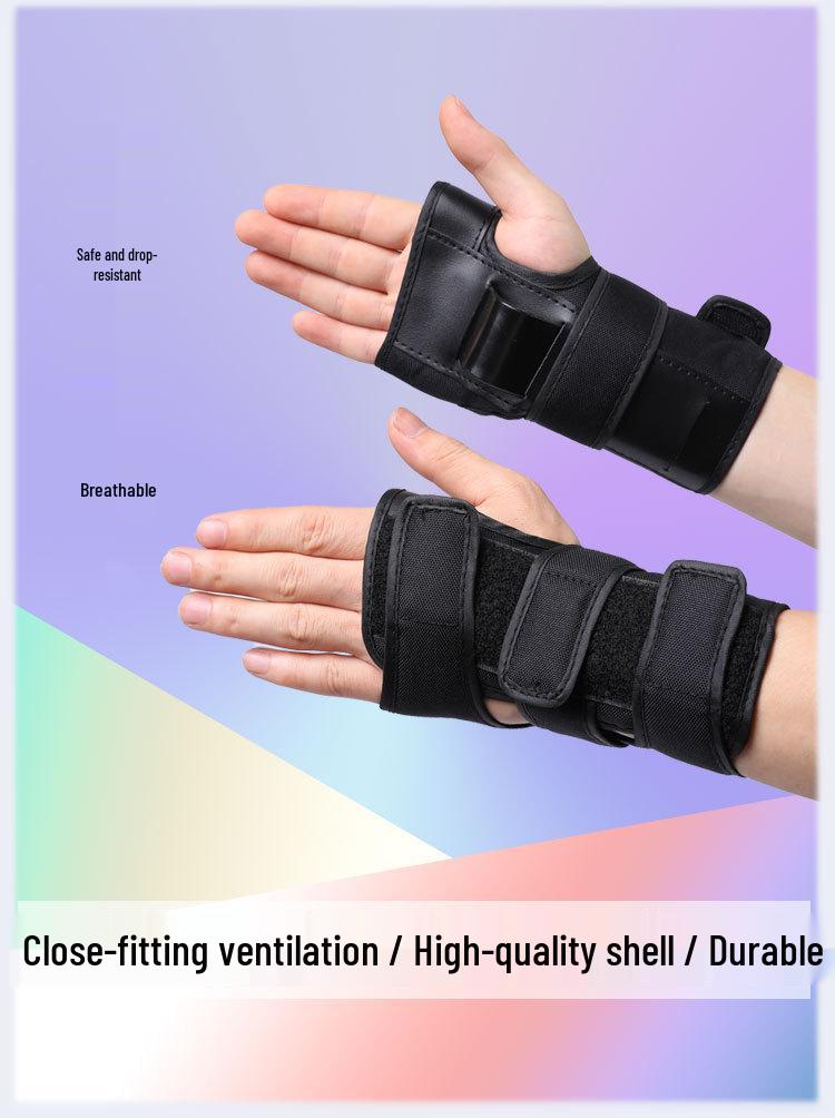 Padded Hand, Elbow, and Knee Protection Set for Ice Skating, Skateboarding, and Biking (6-Piece)