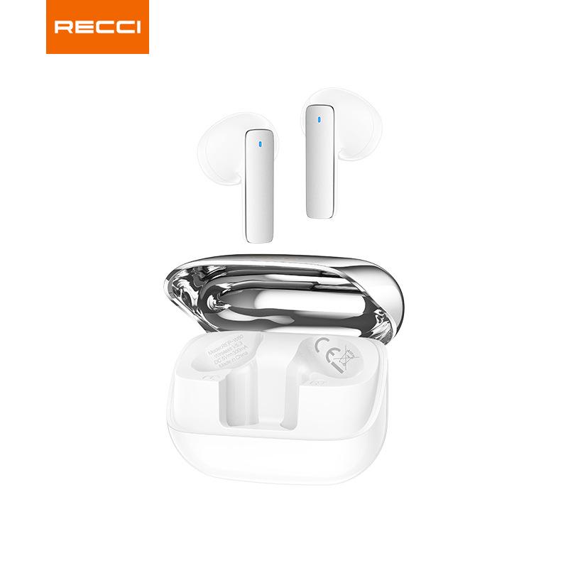 Recci REP-W80 Bluetooth Semi-In-Ear True Wireless Earphones - High-Quality Sound