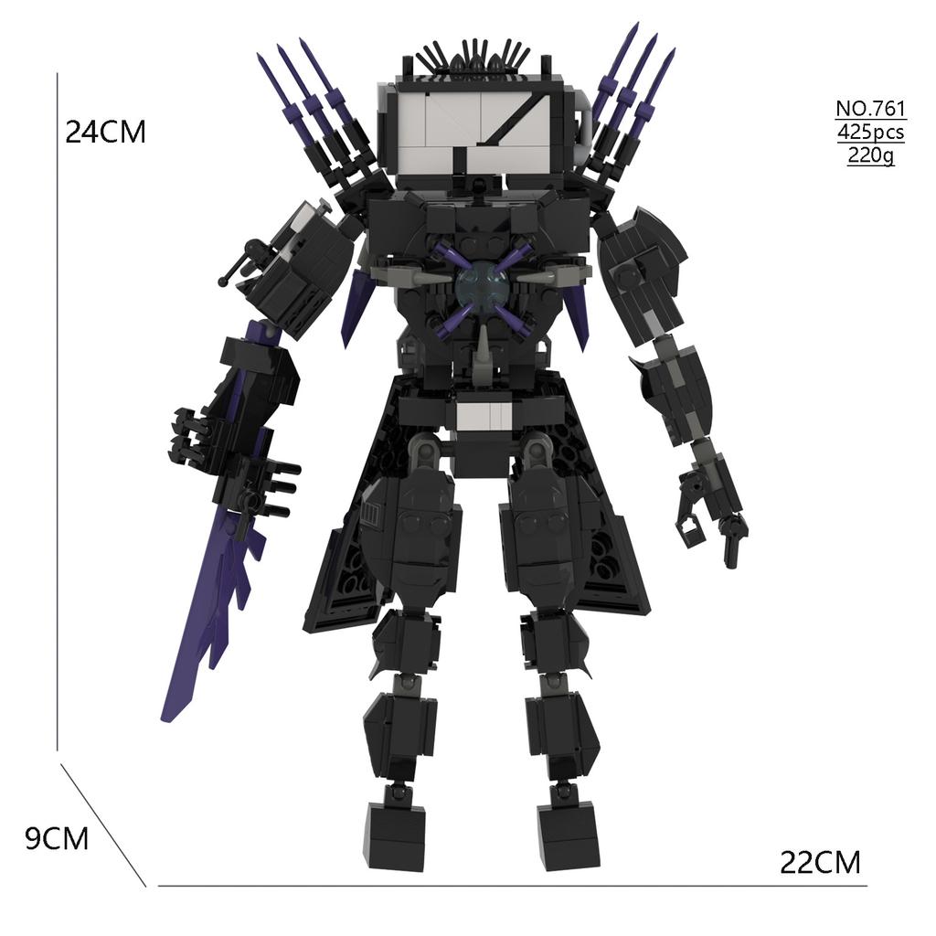 New in Skibidi Toilet Tvman Drill TV Man Titans GMan Titans Tv Man Skibidi Toilet Building Blocks Toy Titans GMan Drillman Brick